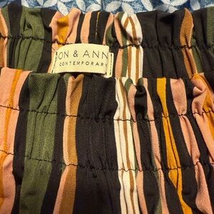 Jon & Anna contemporary striped pants for women